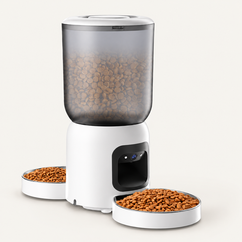 6L Dual-Bowl Camera Pet Feeder - PF5
