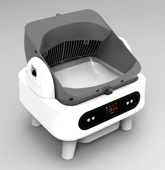 Open-Top App-Controlled Cat Litter Box - CQ102