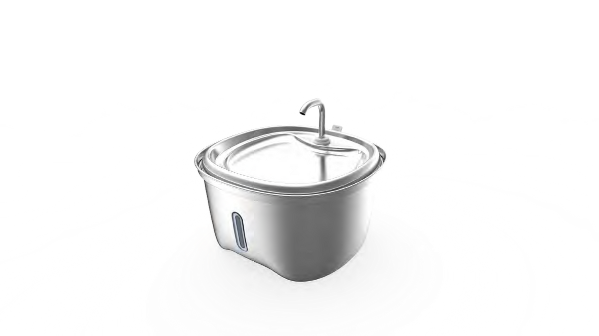 3.5L Stainless Steel Pet Water Fountain - D90