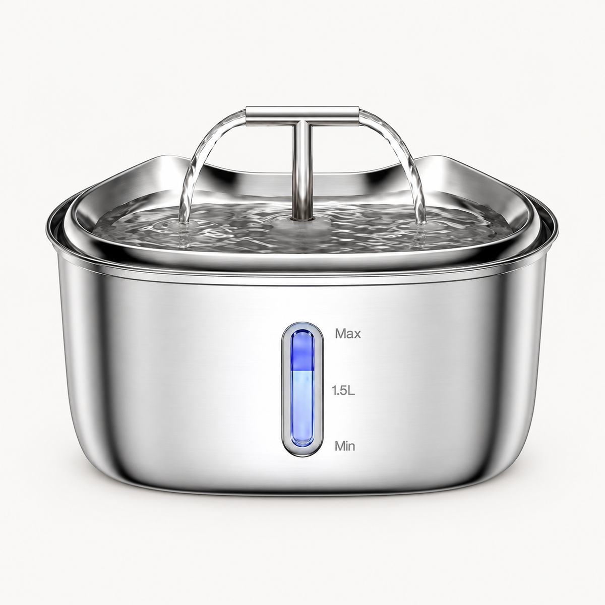 2.5L Stainless Steel Pet Water Fountain - K15