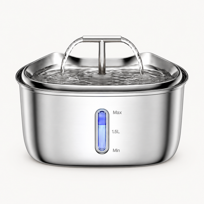 2.5L Stainless Steel Pet Water Fountain - K15